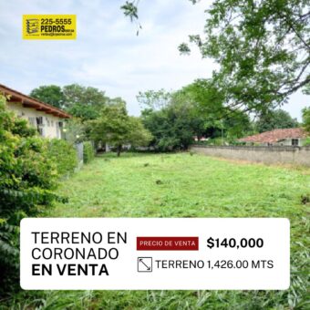 Venta de Lote de Coronado